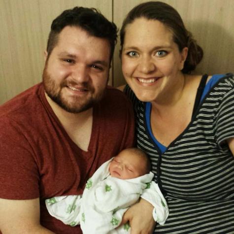 Josh, Laura, and Genevieve Louise Rhoads