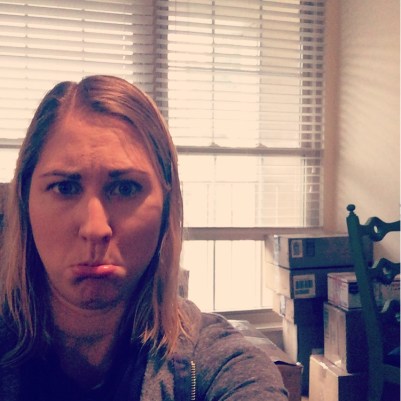 I was still grumpy about moving.