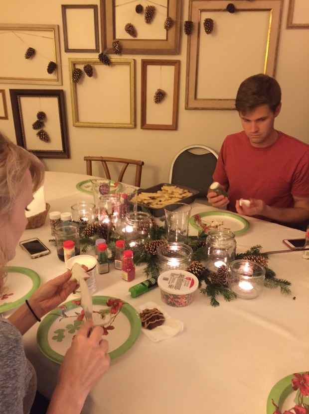 Check out that gorgeous centerpiece!